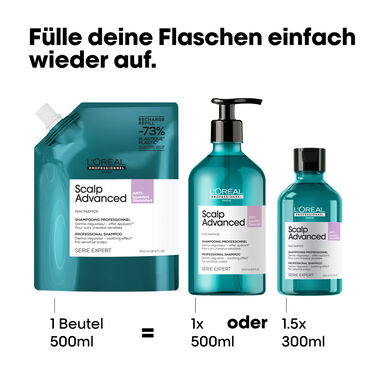 Anti-Discomfort Dermo-Regulator Shampoo Refill - Scalp Advanced | L'Oréal Partner Shop