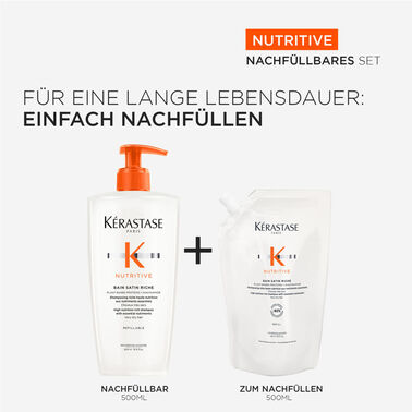 Nutritive Bain Satin Riche Refill Set - Nutritive | L'Oréal Partner Shop